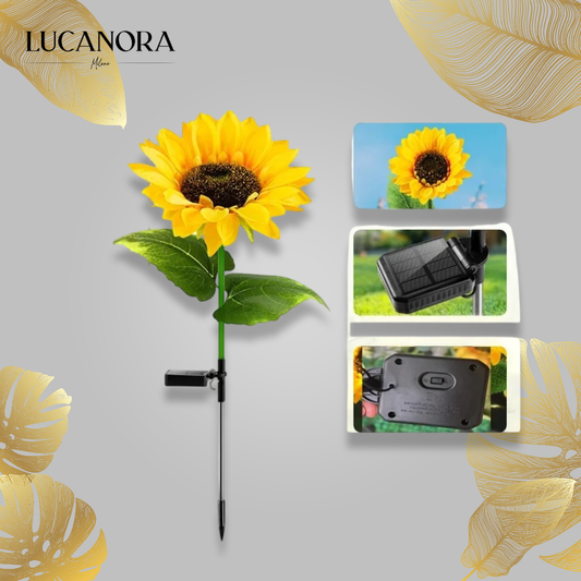 SunGlow™ Sunflower Solar Garden Lights
