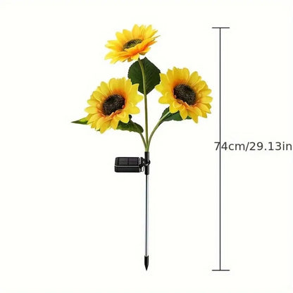 SunGlow™ Sunflower Solar Garden Lights