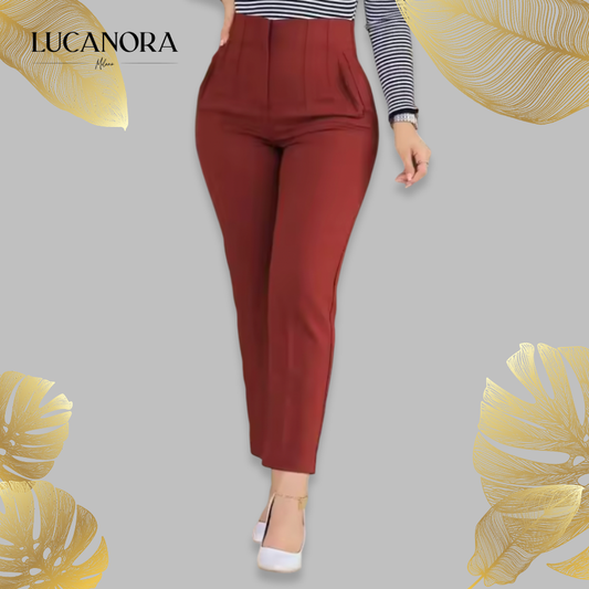 Tea Fava™ Pleat High Waist Pants