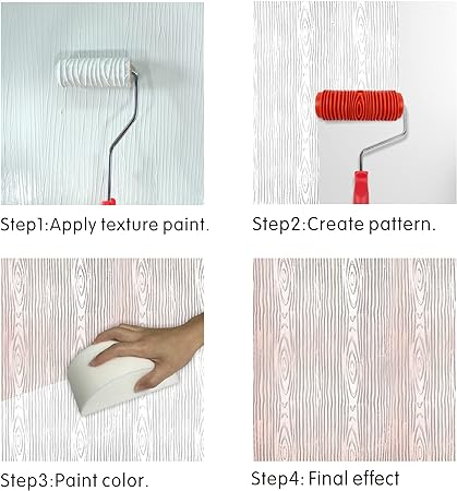 TexturaRoll™ Paint roller with texture