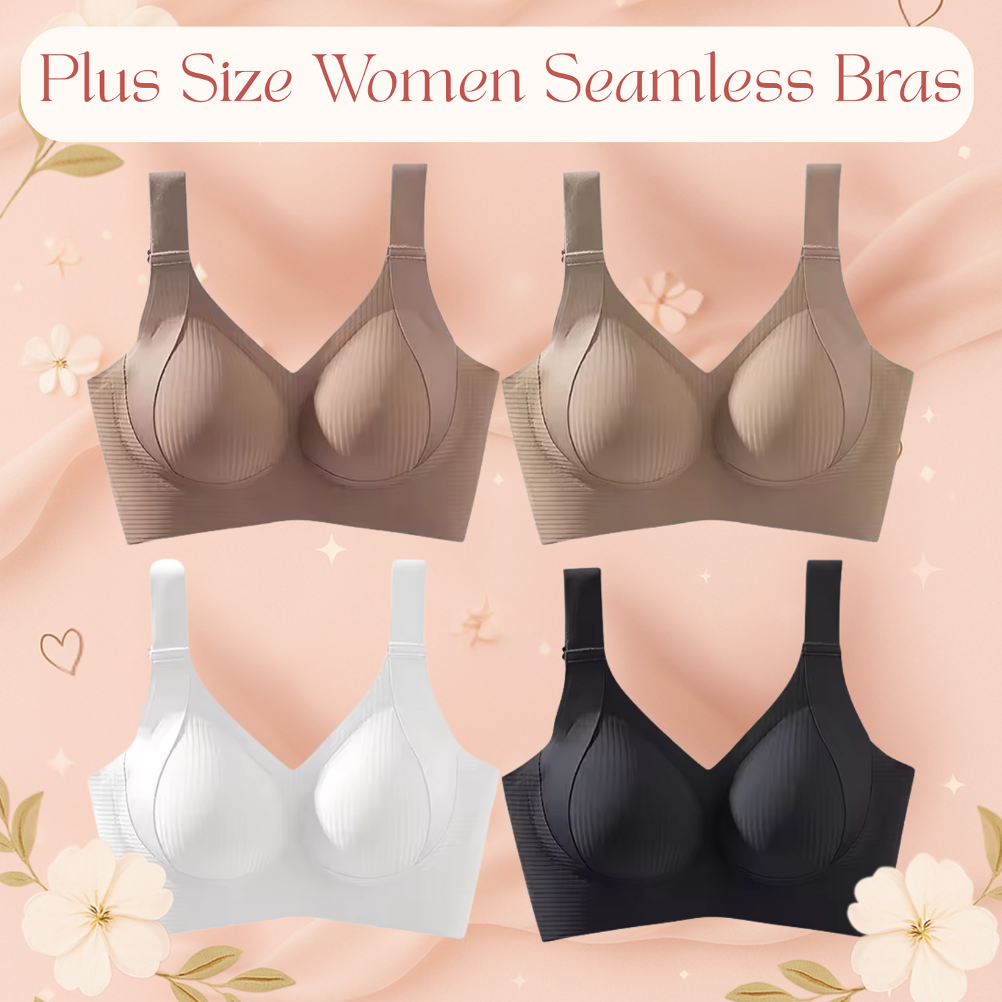 Trasea Colli™ Wire-free Non slip bra