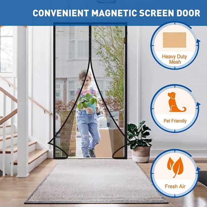 TrioGuard™ Magnetic insect curtain