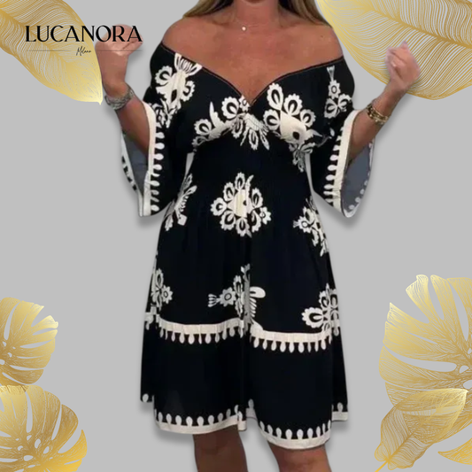 Ulfa Carboni™ Women's Boho Floral Dress
