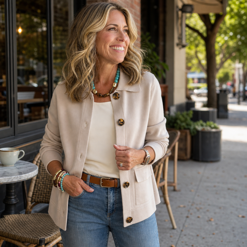 Alice Lecce™ Versatile Lapel Jacket for Effortless Style