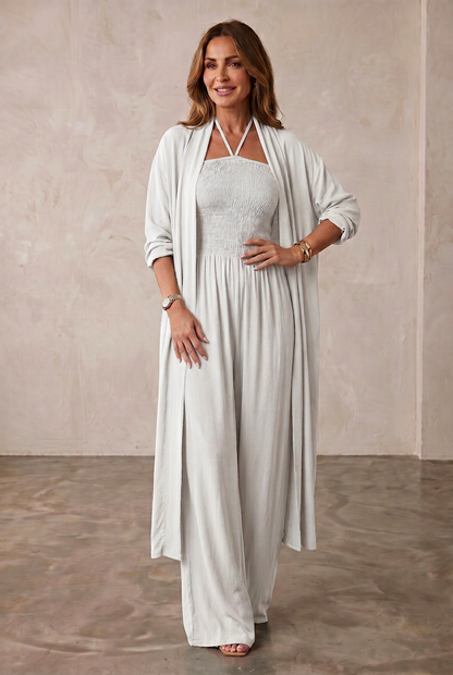 Valentina Caruso™ Elegant Wide Leg Strappy Two Piece Set