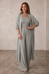 Valentina Caruso™ Elegant Wide Leg Strappy Two Piece Set