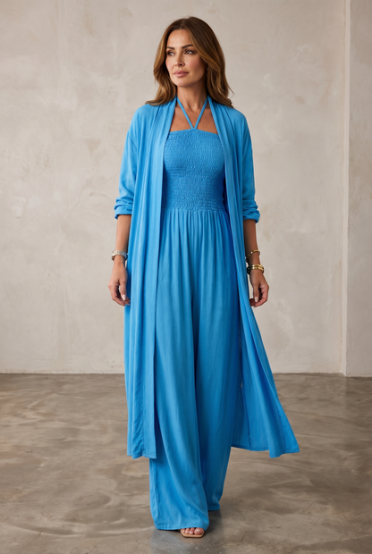 Valentina Caruso™ Elegant Wide Leg Strappy Two Piece Set