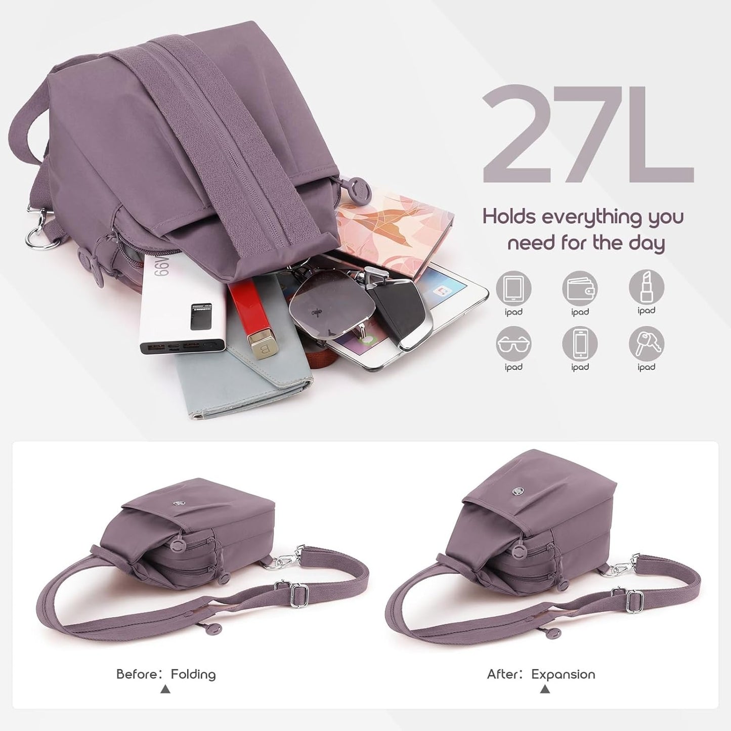 VaultTrek™ Durable Anti-Theft Travel Tote Bag