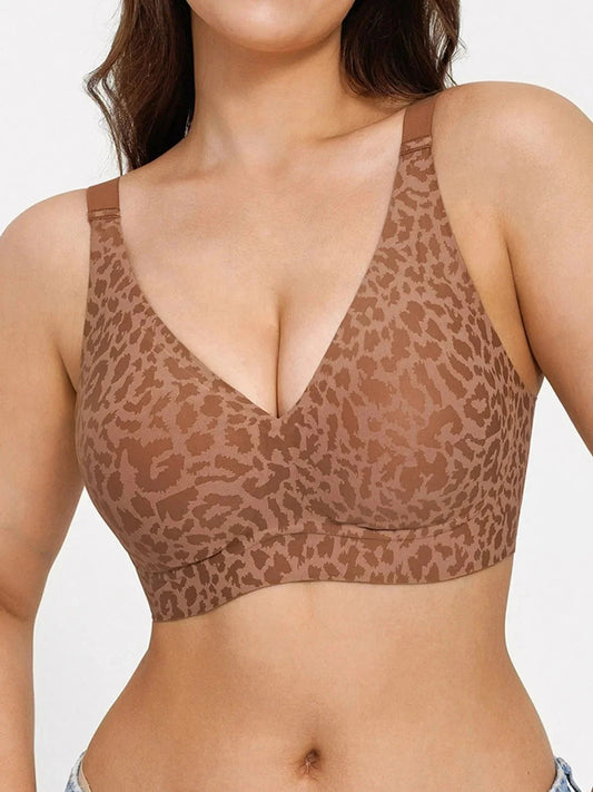 Velourette™ Seamless Deep V Wireless Bralette