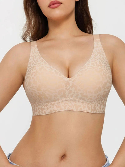 Velourette™ Seamless Deep V Wireless Bralette