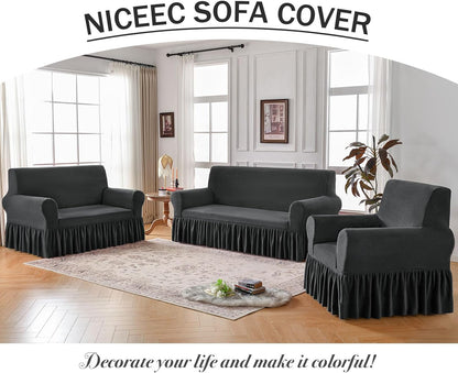 Velvexa™ Armchair Cover Thick Plush