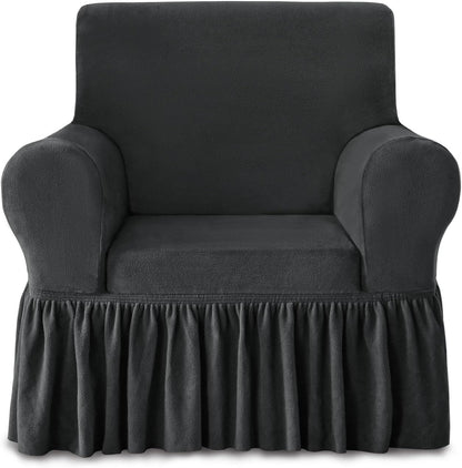 Velvexa™ Armchair Cover Thick Plush