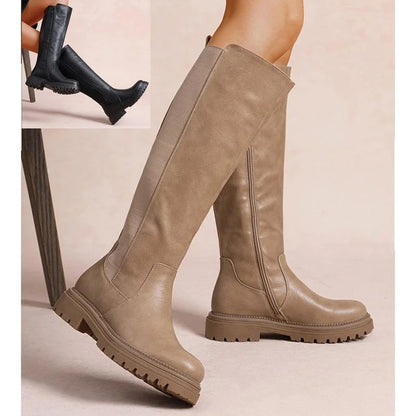 Viviana Peruzzi™ Sleek Stretch Knee High Boot