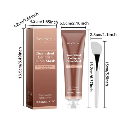 WestMonth Glow™ Nourished collagen mask
