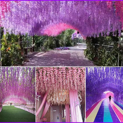 Wisteria™ Artificial wisteria flowers 12 pieces