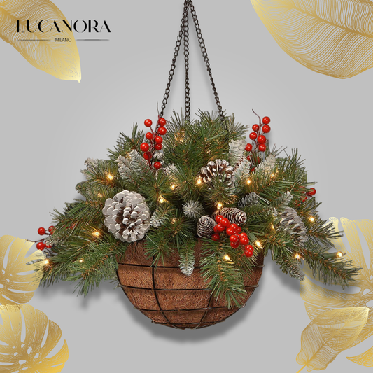 WonderSphere™ Christmas hanging basket