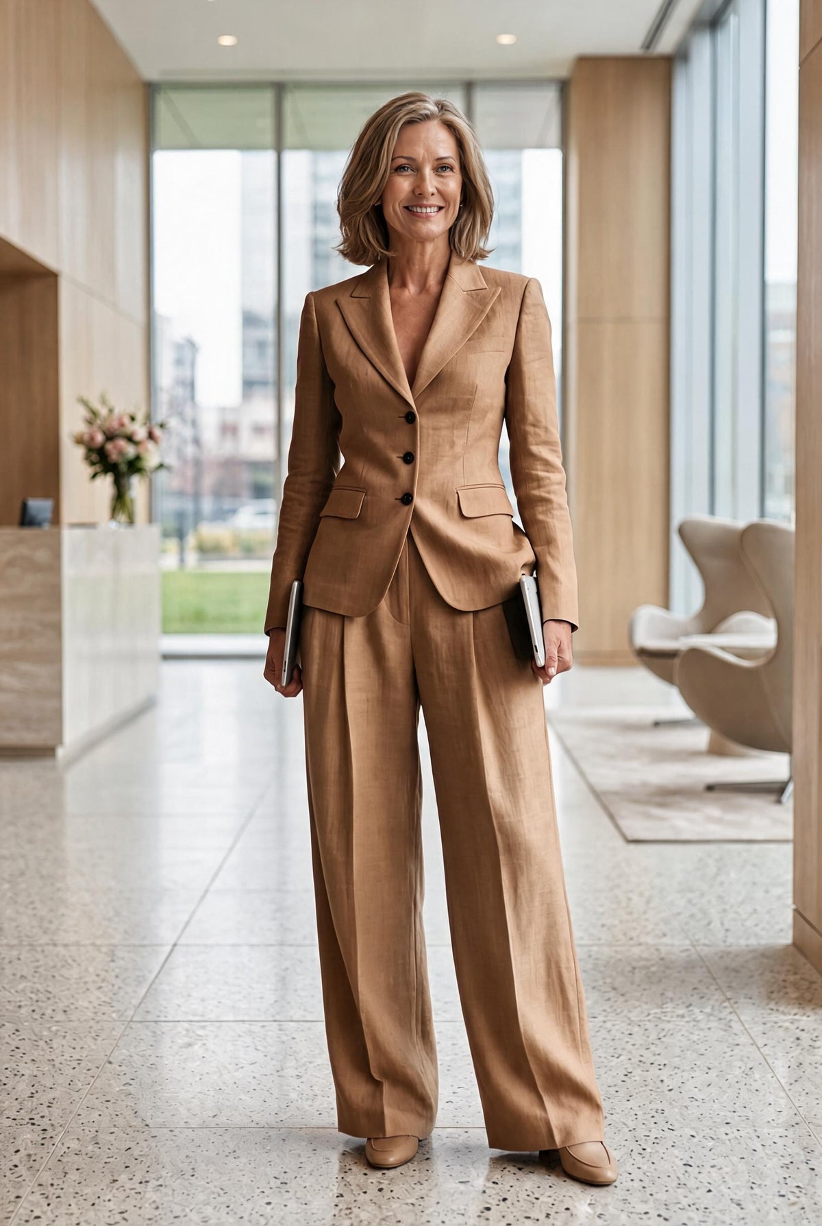 Zaira Bonacolsi™ Comfortable Set for Polished Workdays