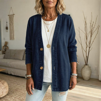 Edvige Bertozzi™ Effortless Layering Denim Jacket