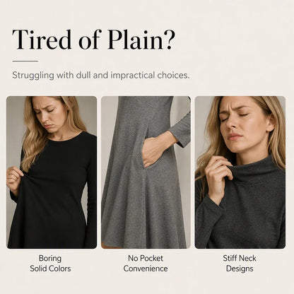 Adelaide Cassese™ Plaid Cowl Neck Maxi Dress for Everyday Ease