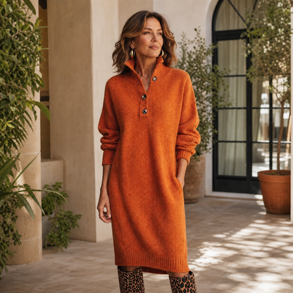 Adriana Agnelli™ Elegant Everyday Dress for Effortless Comfort