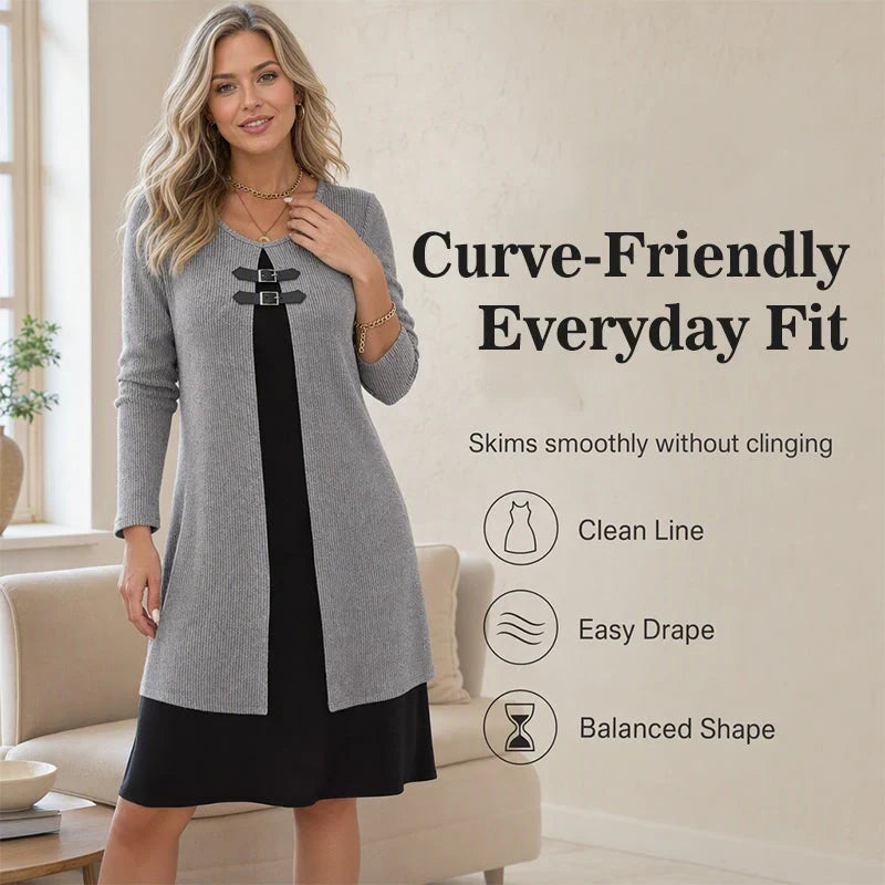 Adriana Aloisi™ Elegant A-Line Dress for Everyday Polish