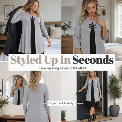 Adriana Aloisi™ Elegant A-Line Dress for Everyday Polish