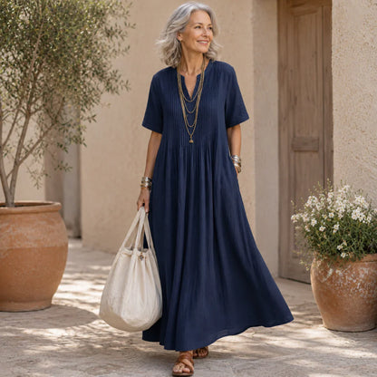 Adriana Palombo™ Breathable Casual Dress for Effortless Summer Style
