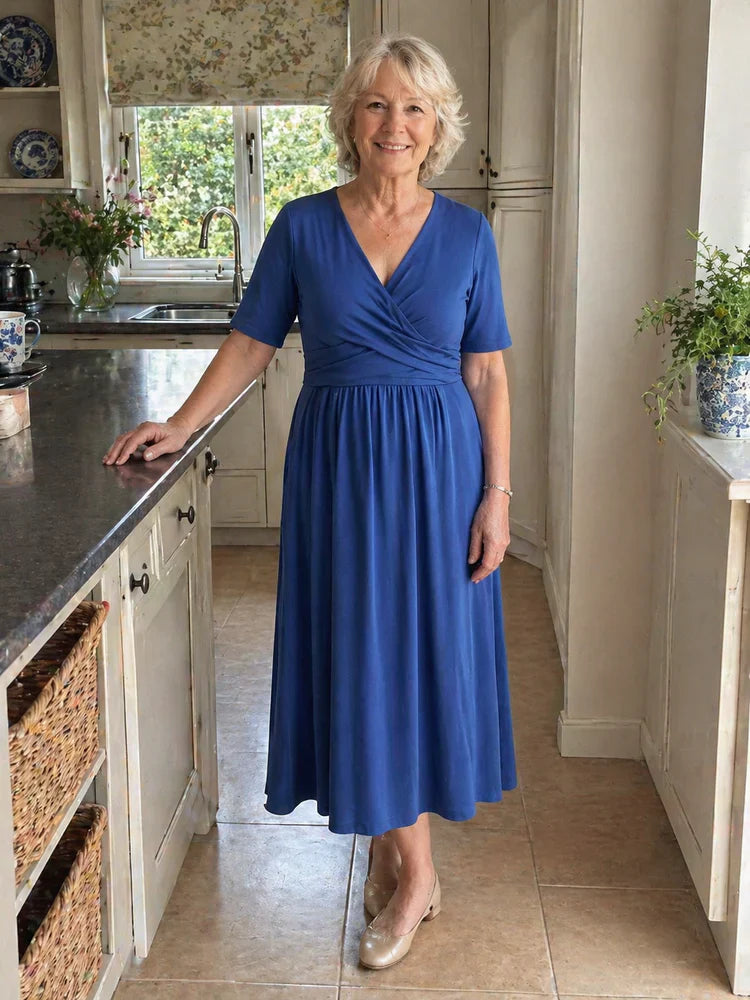 Adriana Palombo™ Breathable Casual Dress for Effortless Summer Style