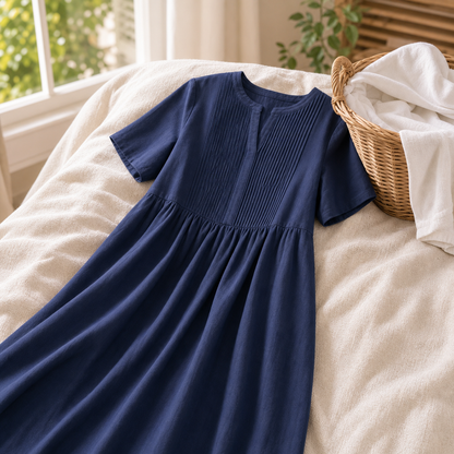 Adriana Palombo™ Breathable Casual Dress for Effortless Summer Style