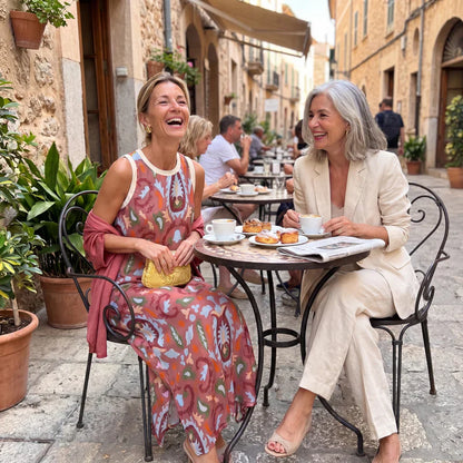 Adriana Romanin™ Striped Maxi Skirt Set for Effortless Summer Style