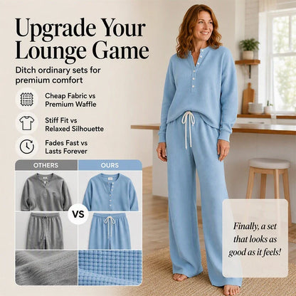 Agata Baldovini™ Cozy Waffle Lounge Set