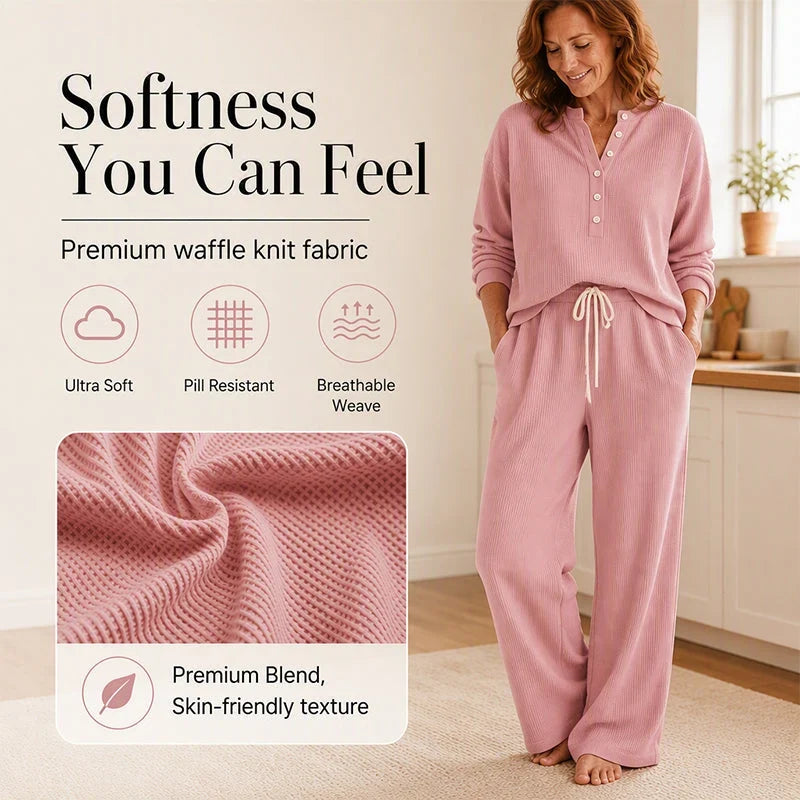 Agata Baldovini™ Cozy Waffle Lounge Set