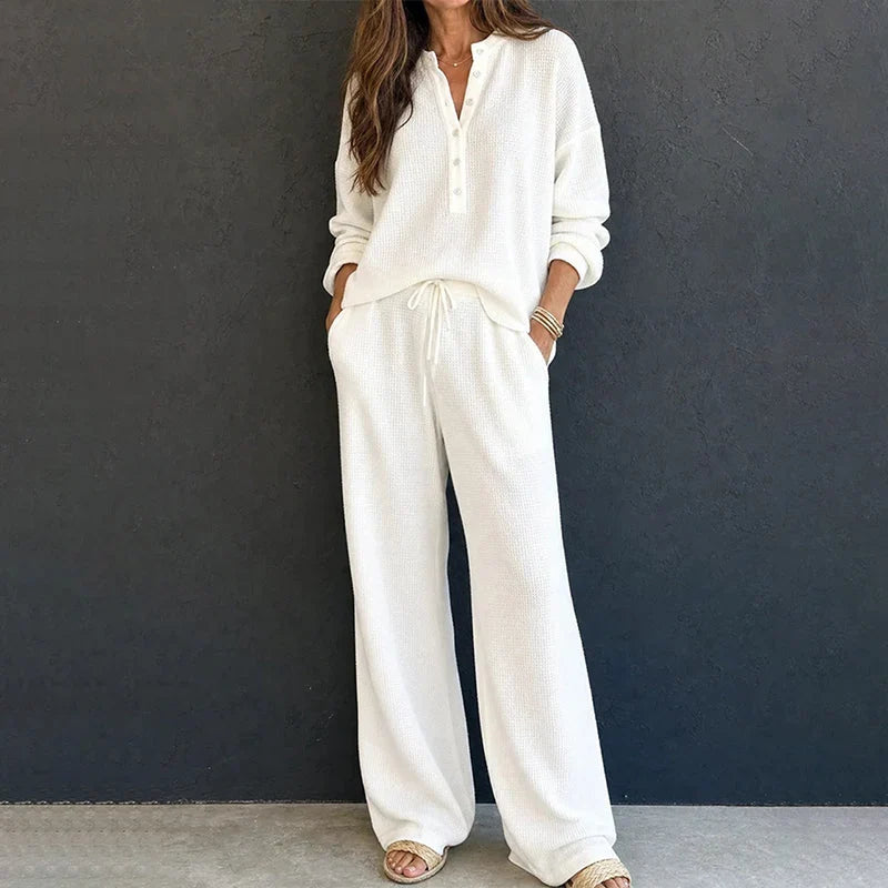 Agata Baldovini™ Cozy Waffle Lounge Set