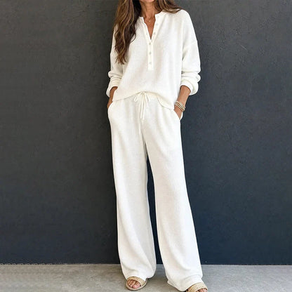 Agata Baldovini™ Cozy Waffle Lounge Set