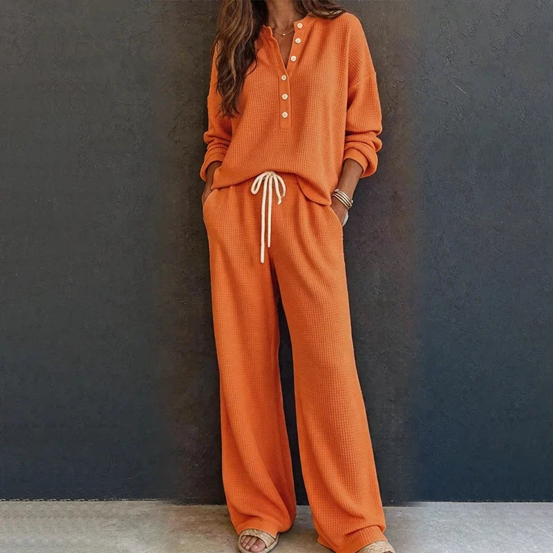 Agata Baldovini™ Cozy Waffle Lounge Set