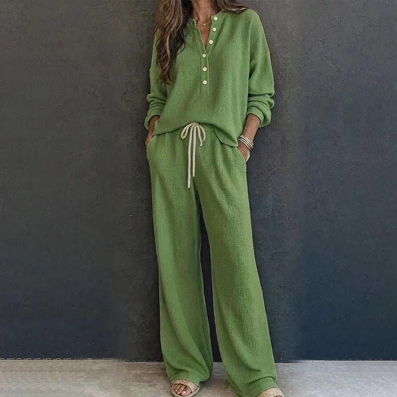 Agata Baldovini™ Cozy Waffle Lounge Set