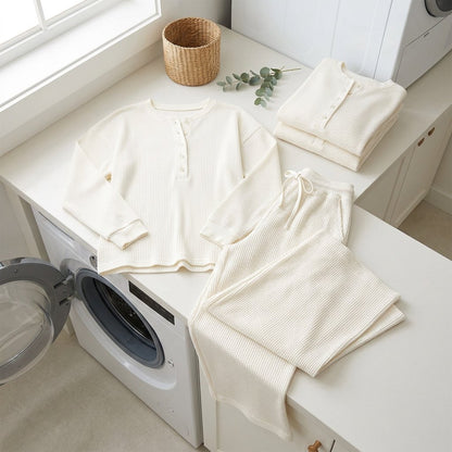 Agata Baldovini™ Cozy Waffle Lounge Set