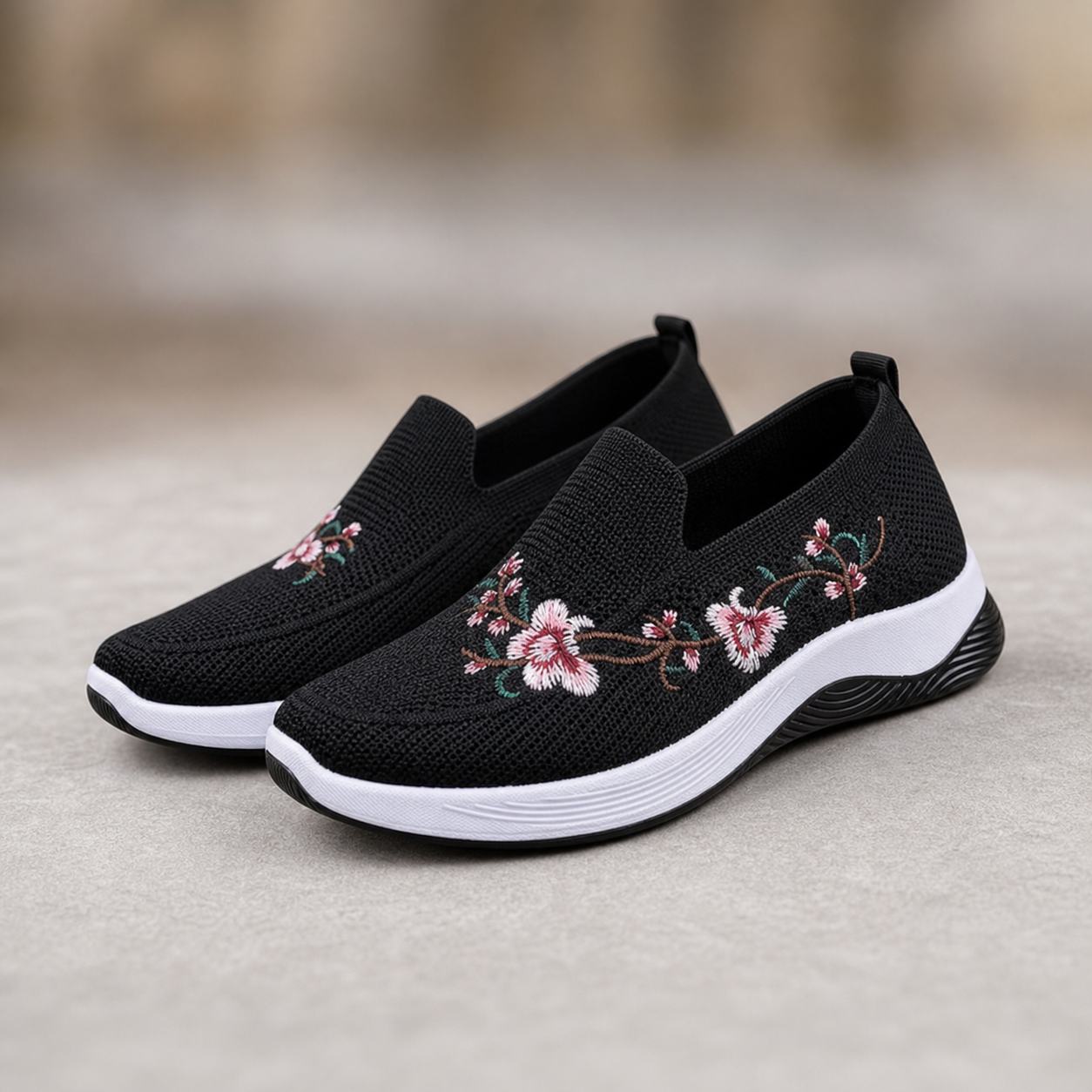 Agata Della Valle™ Breathable Floral Shoes for All-Day Comfort