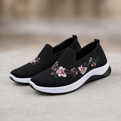 Agata Della Valle™ Breathable Floral Shoes for All-Day Comfort