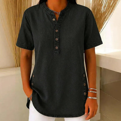 Agata Pietrosanti™ Light V-Neck Tunic for Effortless Comfort