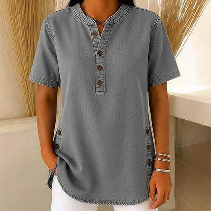 Agata Pietrosanti™ Light V-Neck Tunic for Effortless Comfort