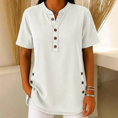 Agata Pietrosanti™ Light V-Neck Tunic for Effortless Comfort