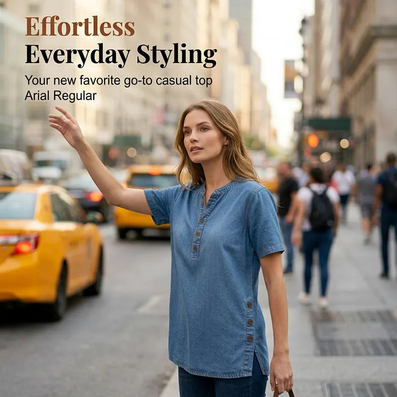 Agata Pietrosanti™ Light V-Neck Tunic for Effortless Comfort