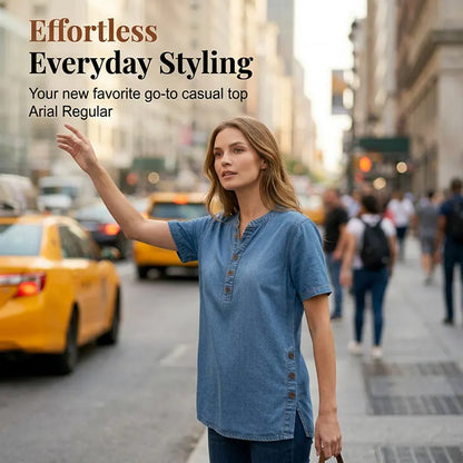 Agata Pietrosanti™ Light V-Neck Tunic for Effortless Comfort