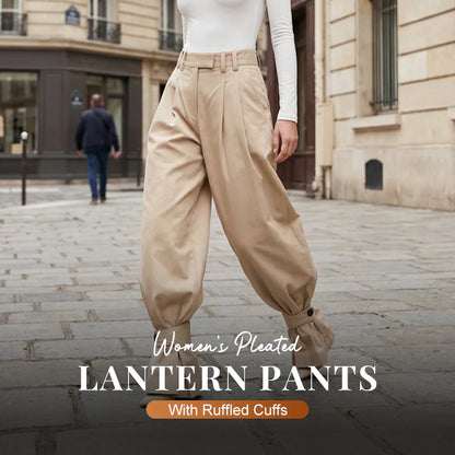 Agata Savorani™ Pleated Wide Leg Pants for Effortless Style