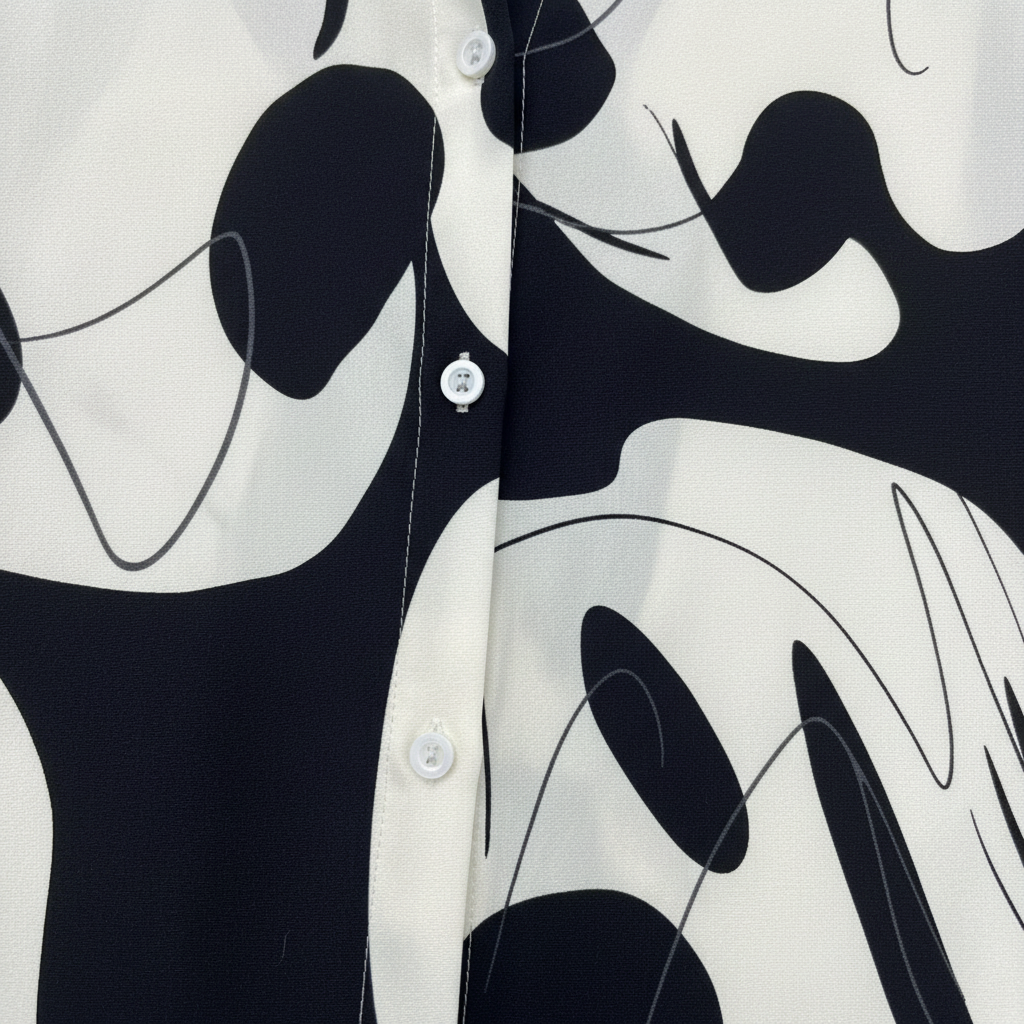 Agnese Abbondanza™ Breathable Artistic Print Loose Shirt