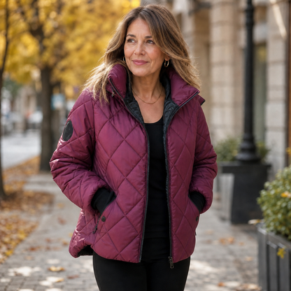 Agnese Bonacolsi™ Lightweight Hooded Puffer Jacket for Daily Wear