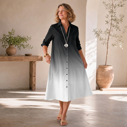 Agnese Lambruschini™ Elegant Midi Dress for Effortless Style