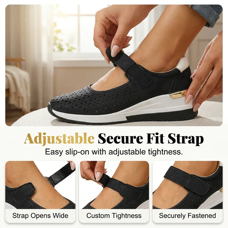 AiraStep™ Breathable Platform Shoes for All-Day Comfort