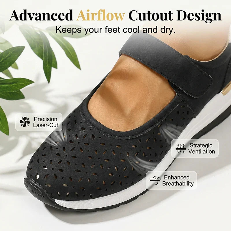 AiraStep™ Breathable Platform Shoes for All-Day Comfort